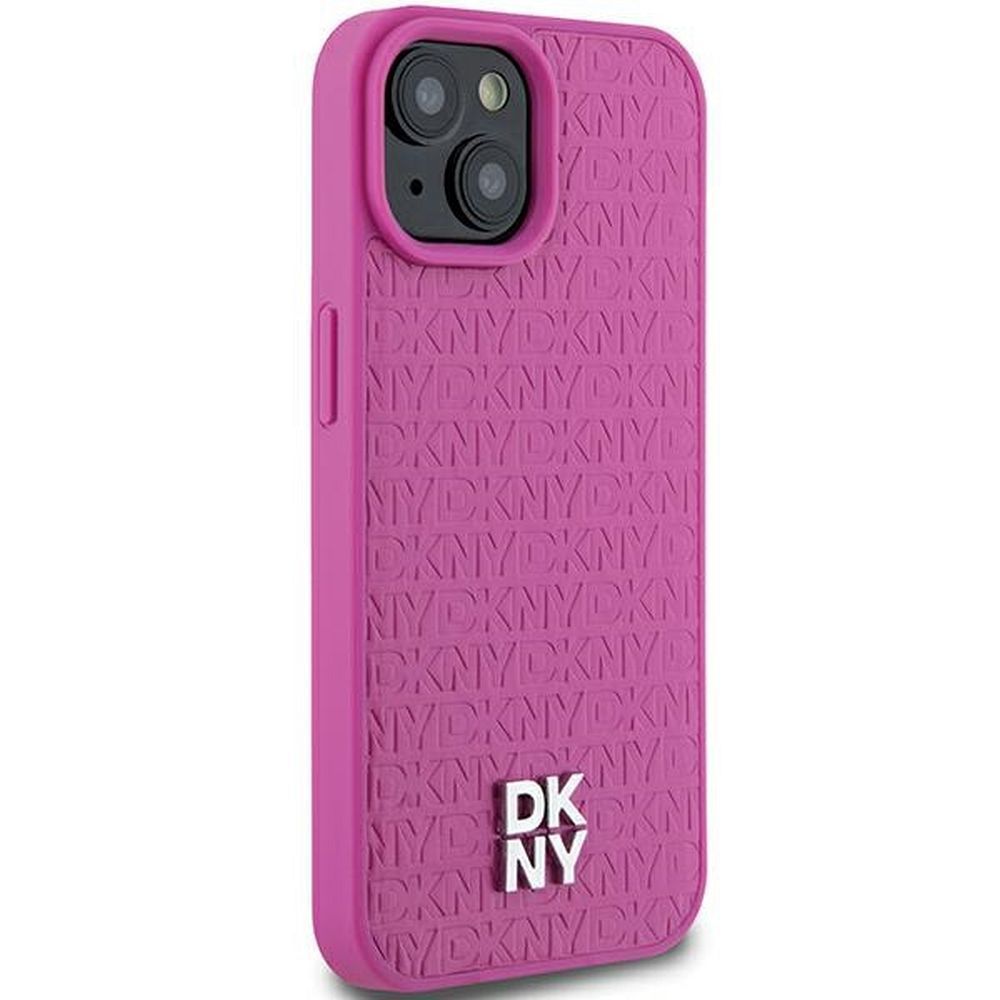 DKNY nak�adka r�owa HC Magsafe pu repeat pattern w stack logo Apple iPhone 15 / 4
