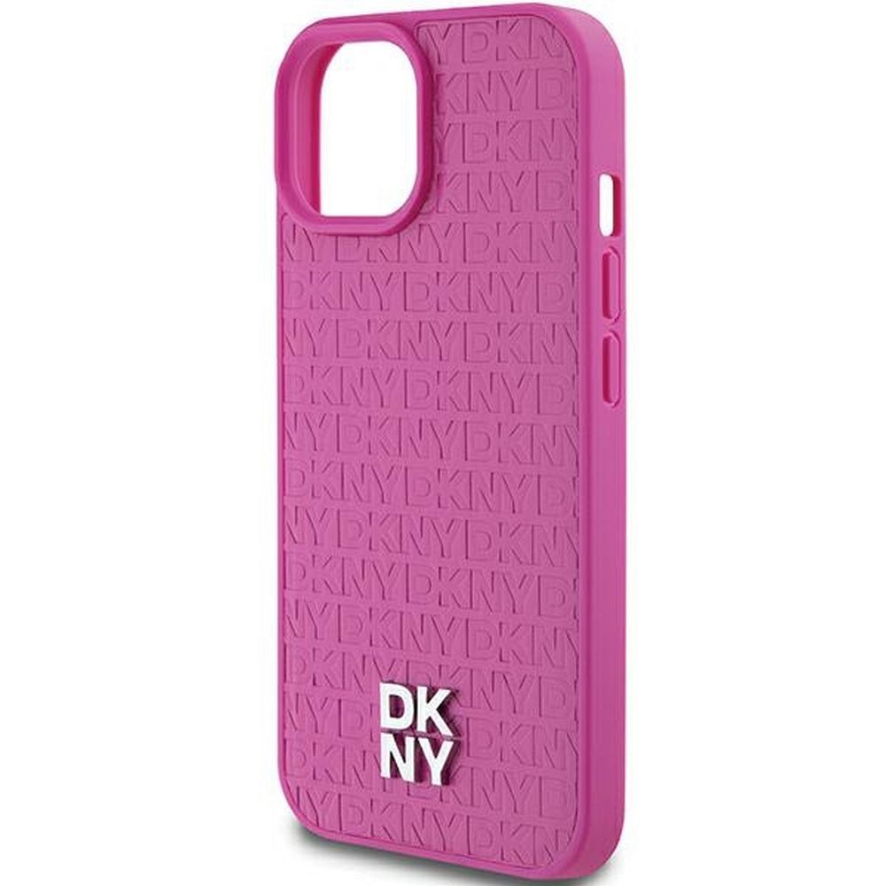 DKNY nak�adka r�owa HC Magsafe pu repeat pattern w stack logo Apple iPhone 15 / 6