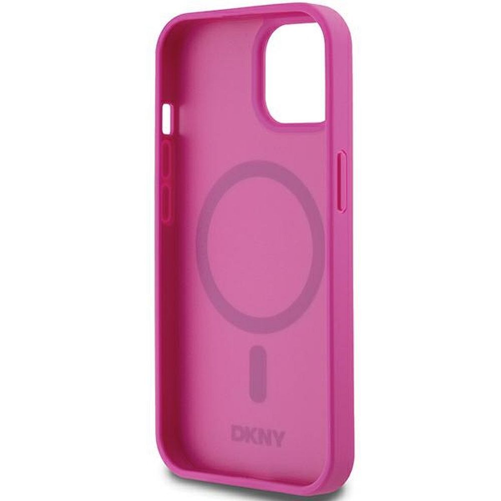 DKNY nak�adka r�owa HC Magsafe pu repeat pattern w stack logo Apple iPhone 15 / 7