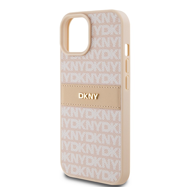 DKNY nak�adka r�owa HC PU repeat texture pattern w tonal stripe Apple iPhone 15 / 6