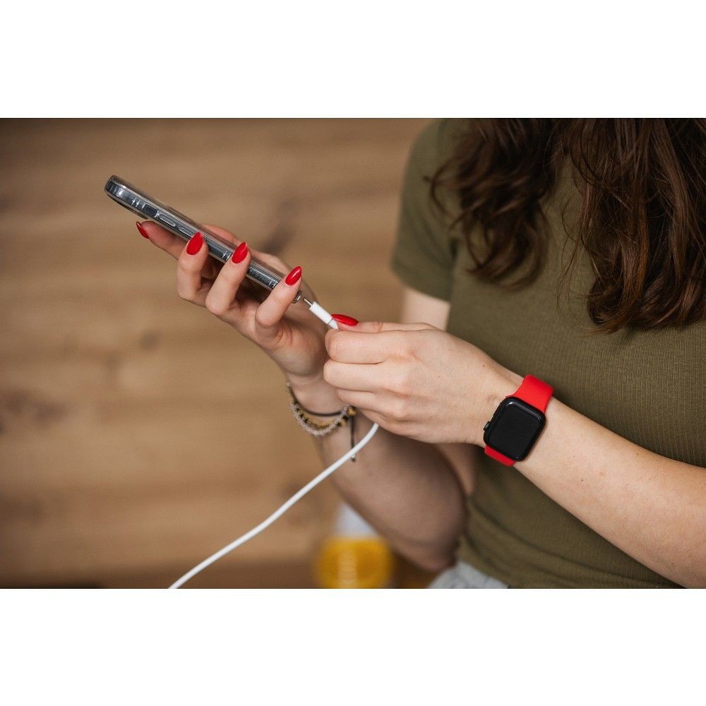 Długi kabel do ładowarki FORCELL USB-C 60W 2m biały Samsung Galaxy S18E / 6 Długi kabel do ładowarki FORCELL USB-C 60W 2m biały Samsung Galaxy S18E / 6