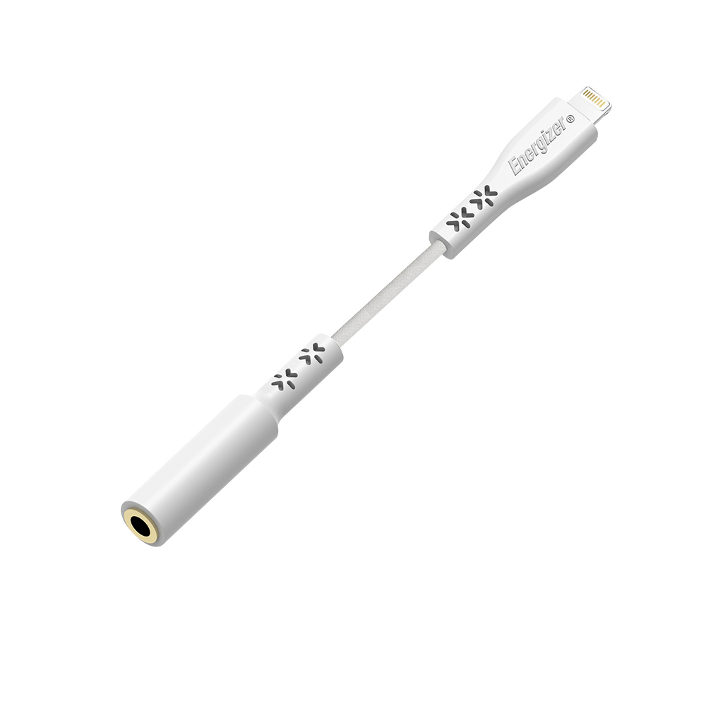 Energizer Hardcase Adapter audio 8-pin/jack 3,5 bia�y Lifetime Tinbox 11cm