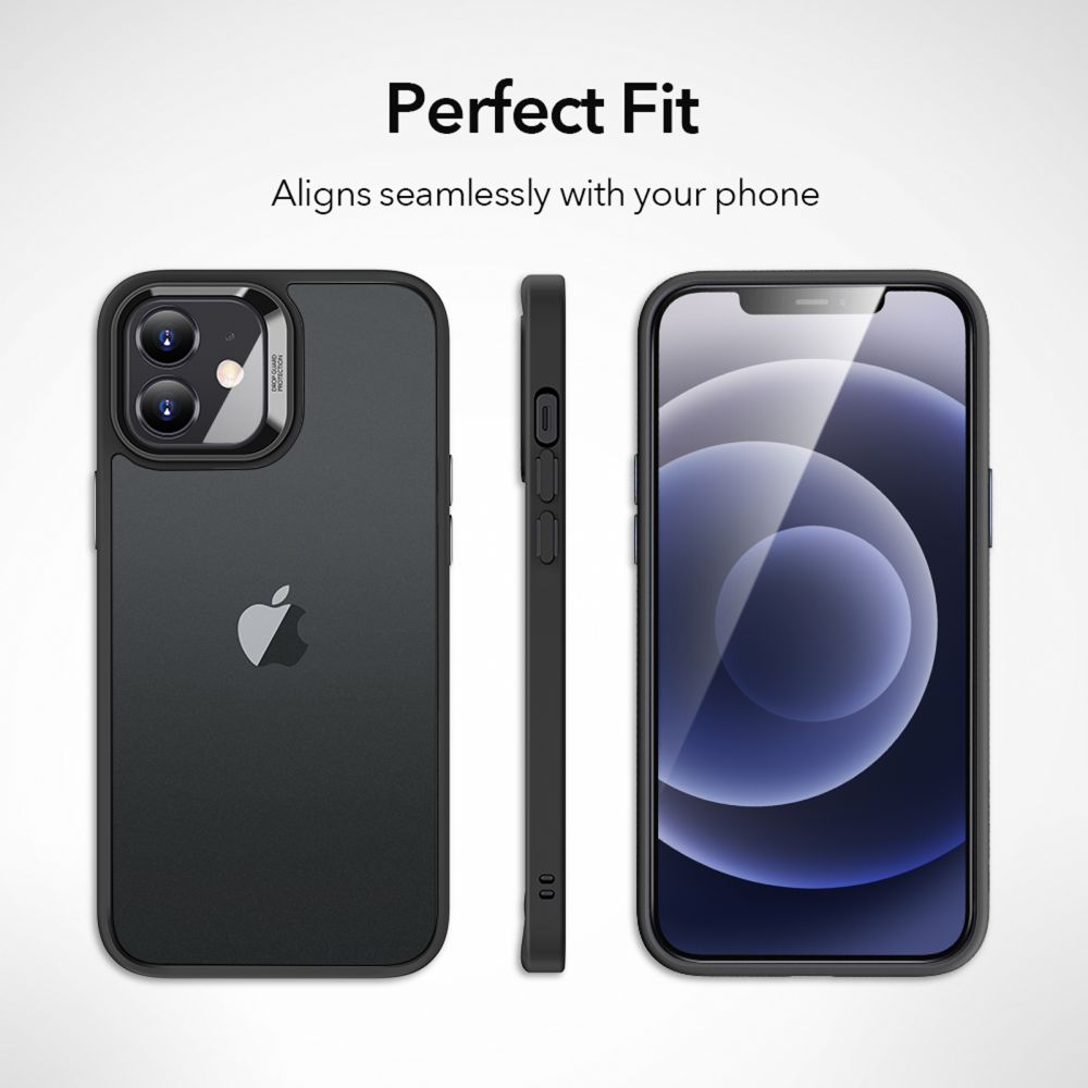 Esr Classic Hybrid jelly czarne Apple iPhone 12 Mini / 5 Esr Classic Hybrid jelly czarne Apple iPhone 12 Mini / 5