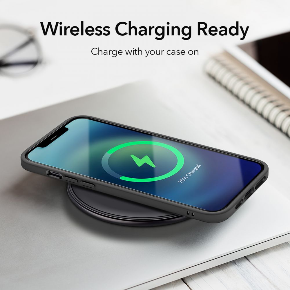 Esr Classic Hybrid jelly czarne Apple iPhone 12 Mini / 7 Esr Classic Hybrid jelly czarne Apple iPhone 12 Mini / 7