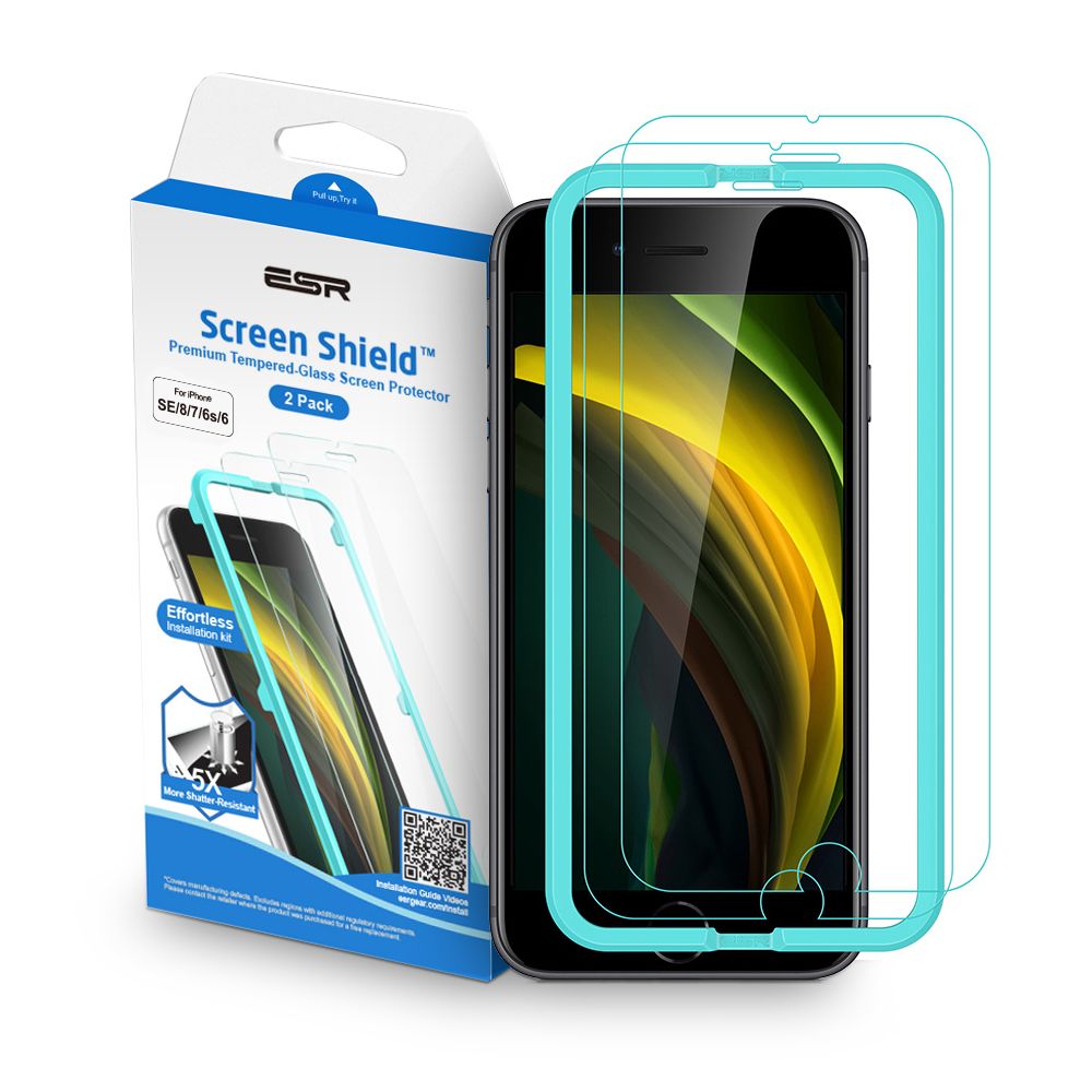 Esr Screen Shield 2-pack Przeroczyste Apple iPhone 7