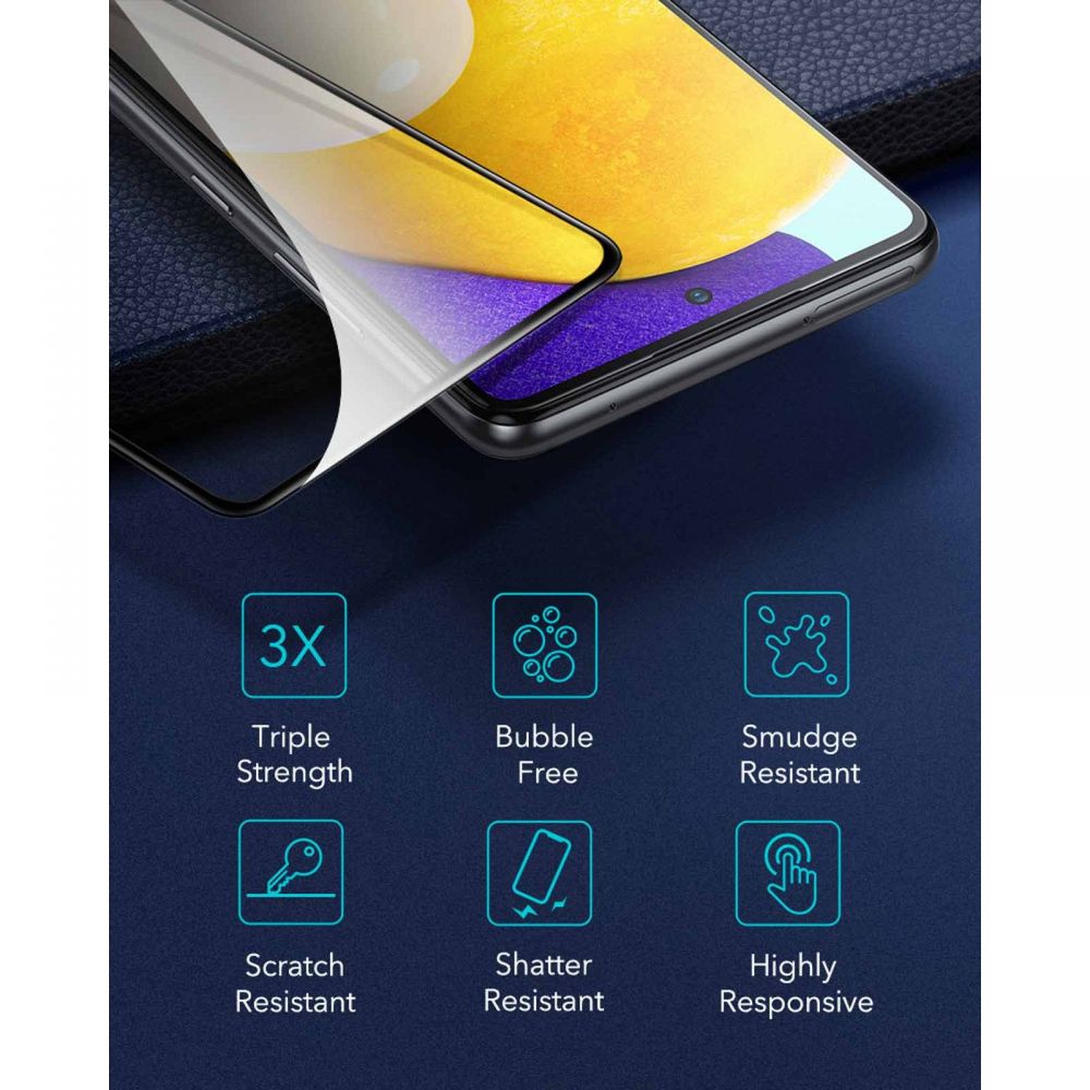 Esr Screen Shield 3d 2-pack czarne Samsung A52 5G / 2