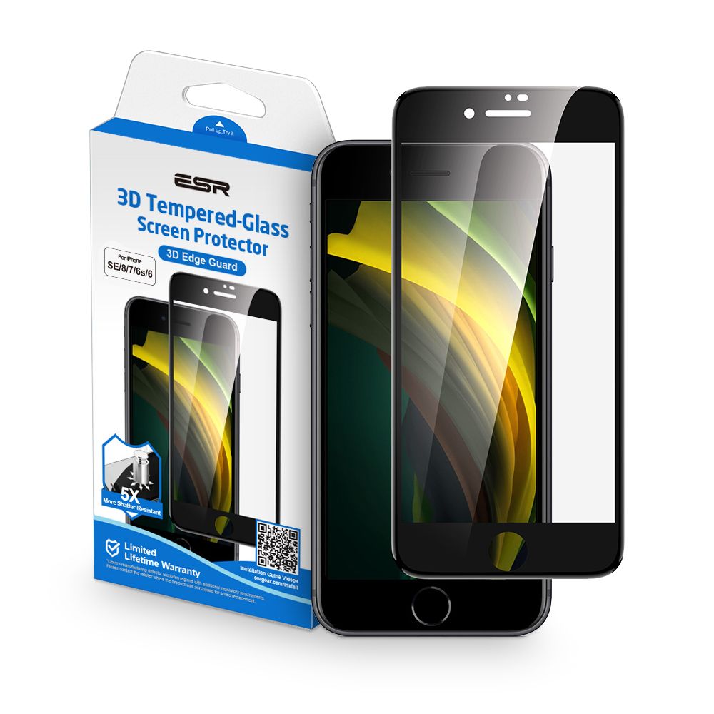 Esr Screen Shield 3d Czarne Apple iPhone 7