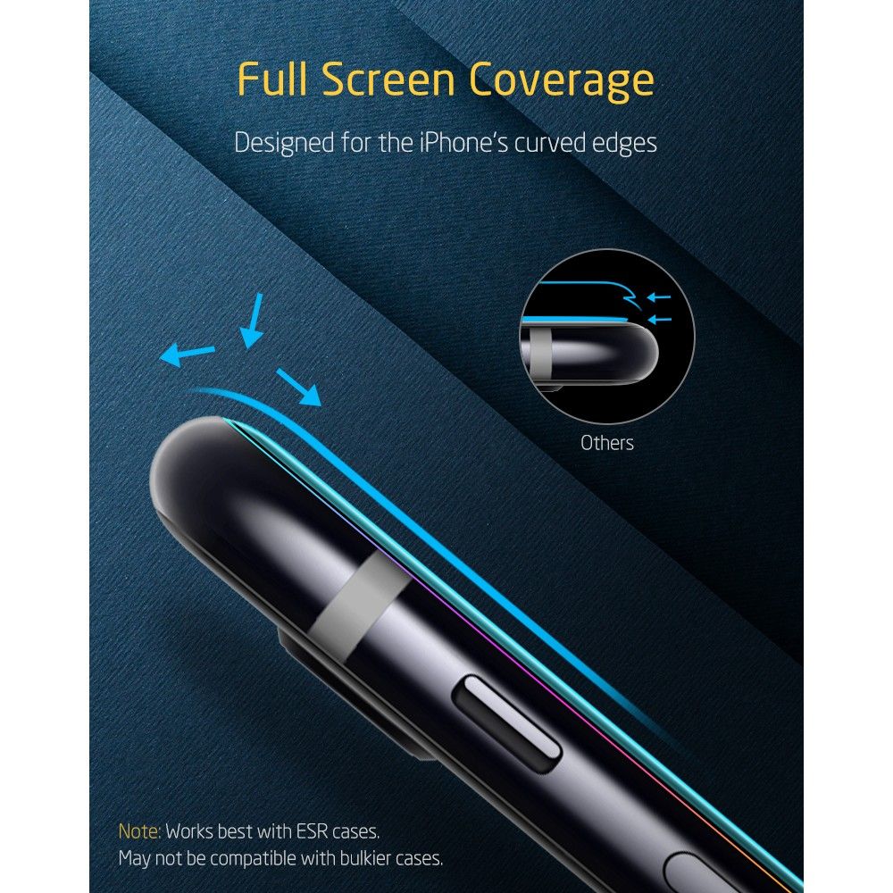 Esr Screen Shield 3d Czarne Apple iPhone 7 / 4