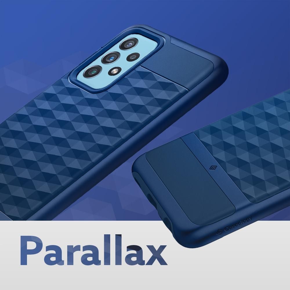 etui Caseology Parallax Classic niebieskie Samsung A72 / 9