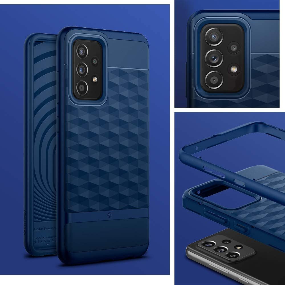 etui Caseology Parallax Classic niebieskie Samsung A52 5G / 4