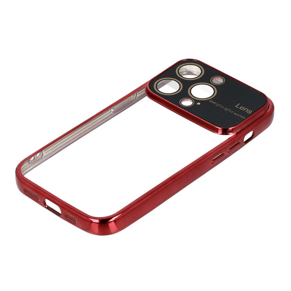 Etui Electro Lens Case bordowy Xiaomi Redmi Note 12 5G / 6 Etui Electro Lens Case bordowy Xiaomi Redmi Note 12 5G / 6