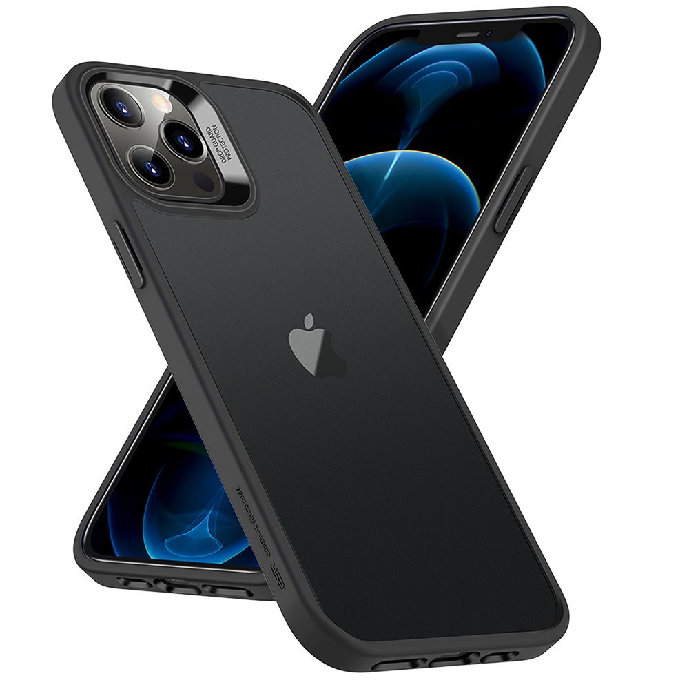 etui Esr Classic Hybrid jelly czarne Apple iPhone 12 / 10