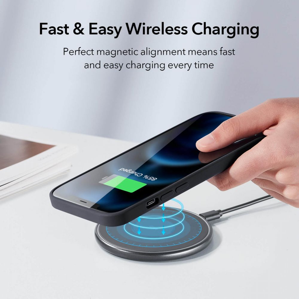 etui Esr Cloud Halolock czarne Apple iPhone 12 / 4