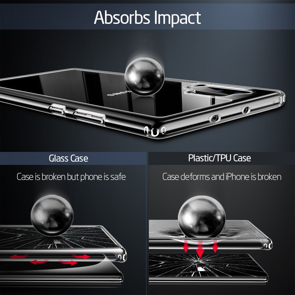 etui ESR Ice Shield Prze�roczyste Samsung Galaxy Note 10 Plus / 4