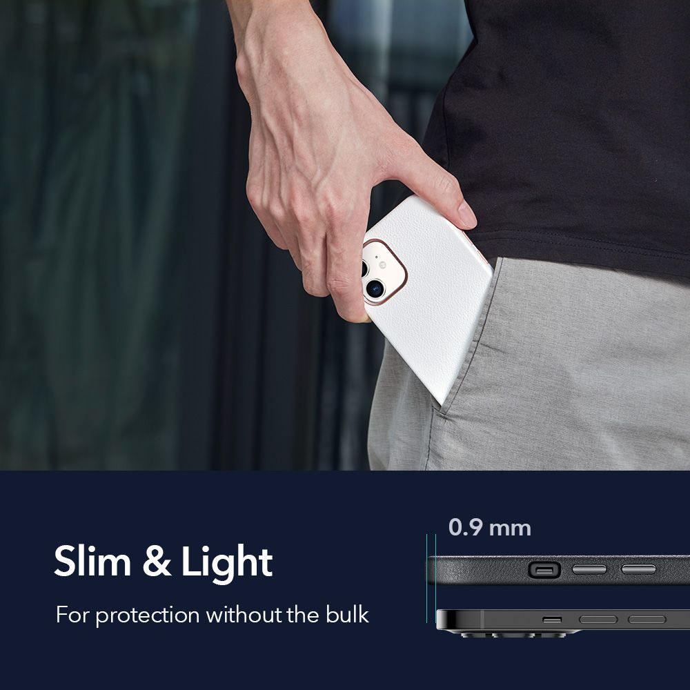 etui Esr Metro Premium Białe Apple iPhone 12 Mini / 4 etui Esr Metro Premium Białe Apple iPhone 12 Mini / 4