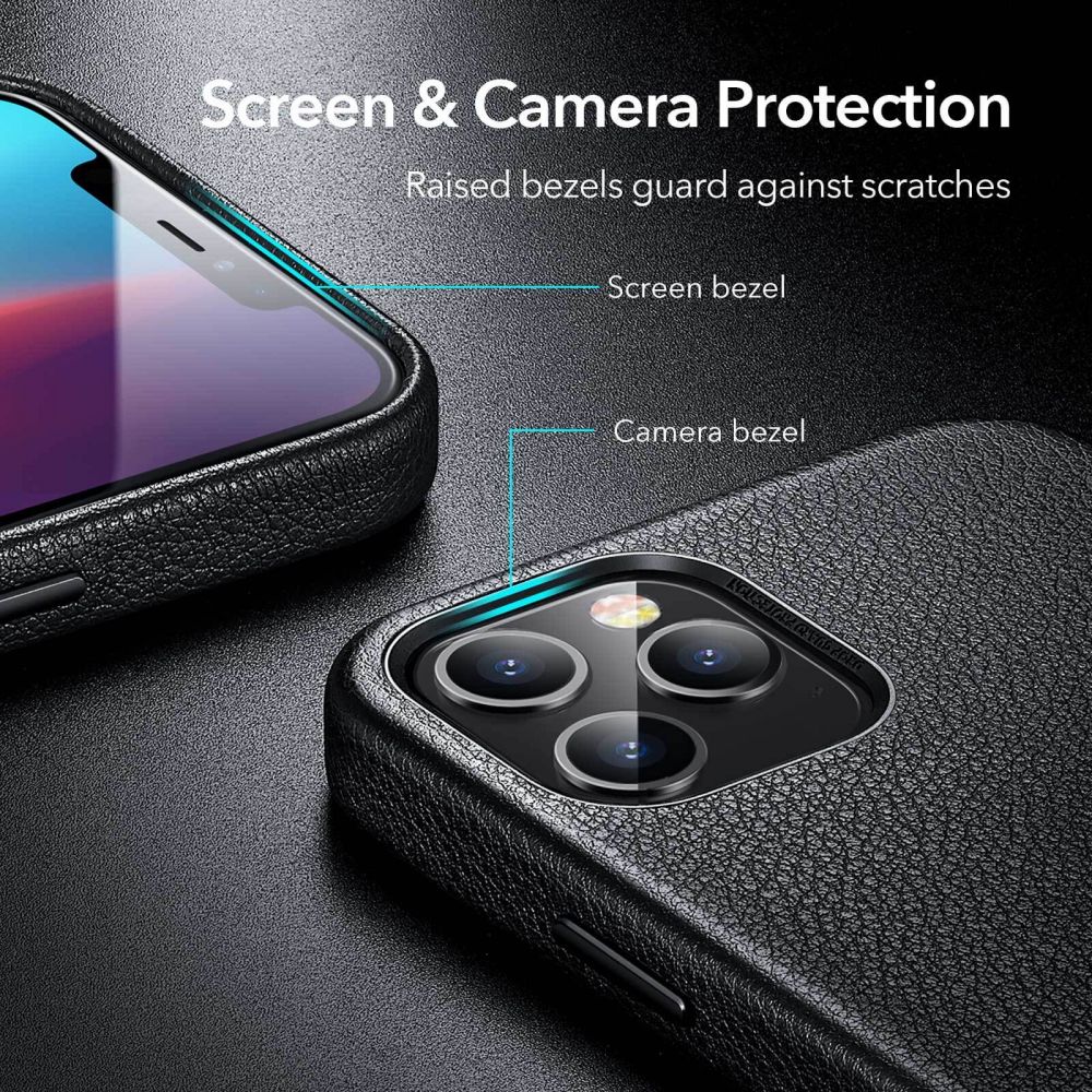 etui Esr Metro Premium Czarne Apple iPhone 12 Pro / 7 etui Esr Metro Premium Czarne Apple iPhone 12 Pro / 7