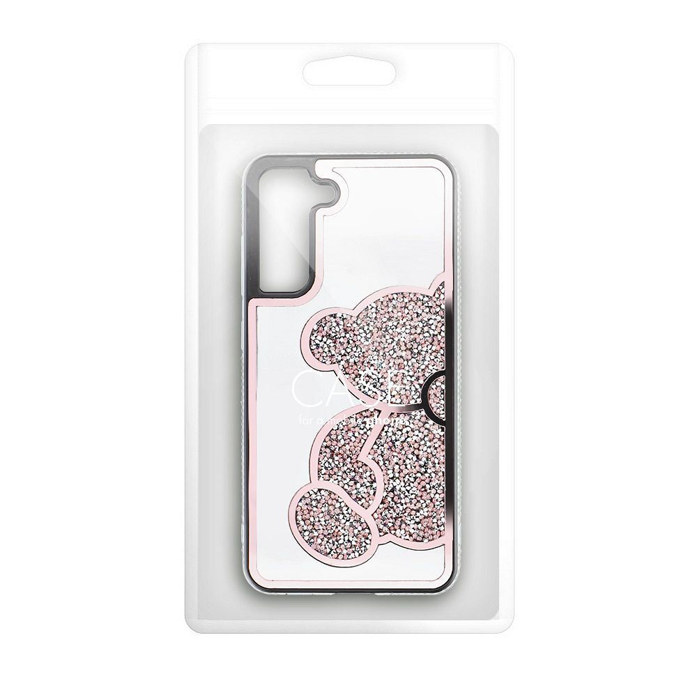 Etui Etui Teddy Bear różowy Samsung Galaxy A08 / 10 Etui Etui Teddy Bear różowy Samsung Galaxy A08 / 10