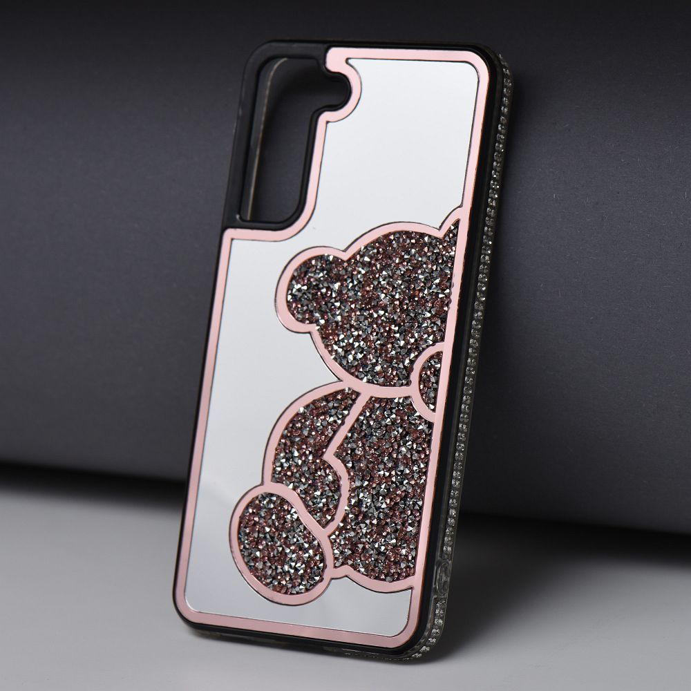 Etui Etui Teddy Bear różowy Samsung Galaxy A08 / 6 Etui Etui Teddy Bear różowy Samsung Galaxy A08 / 6