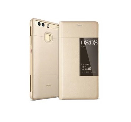 Etui HUAWEI P9 Smart Cover S-View z�ote TTT Huawei P9