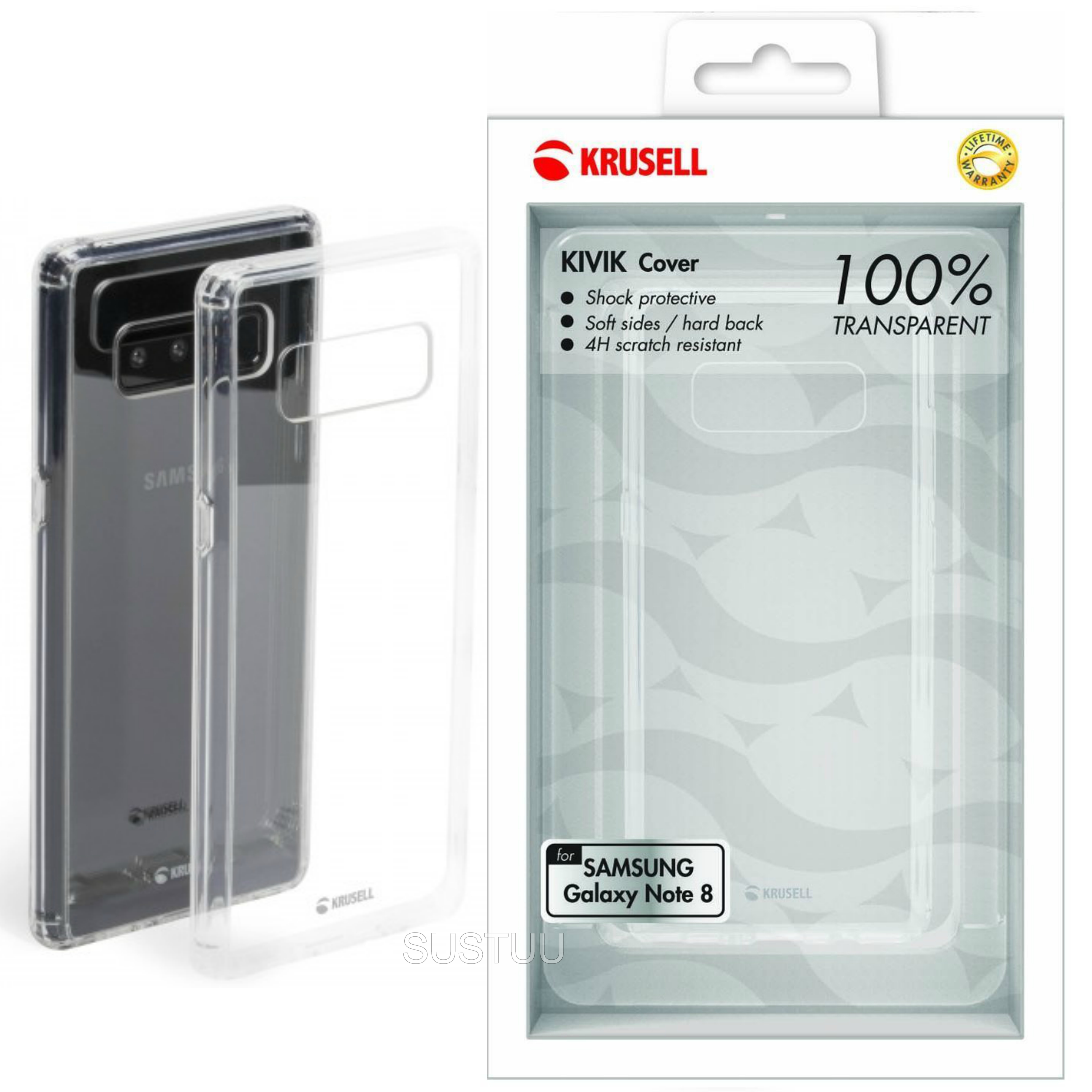 Etui KRUSELL Kivik Cover transparenta 61261  Samsung Galaxy S9 Plus