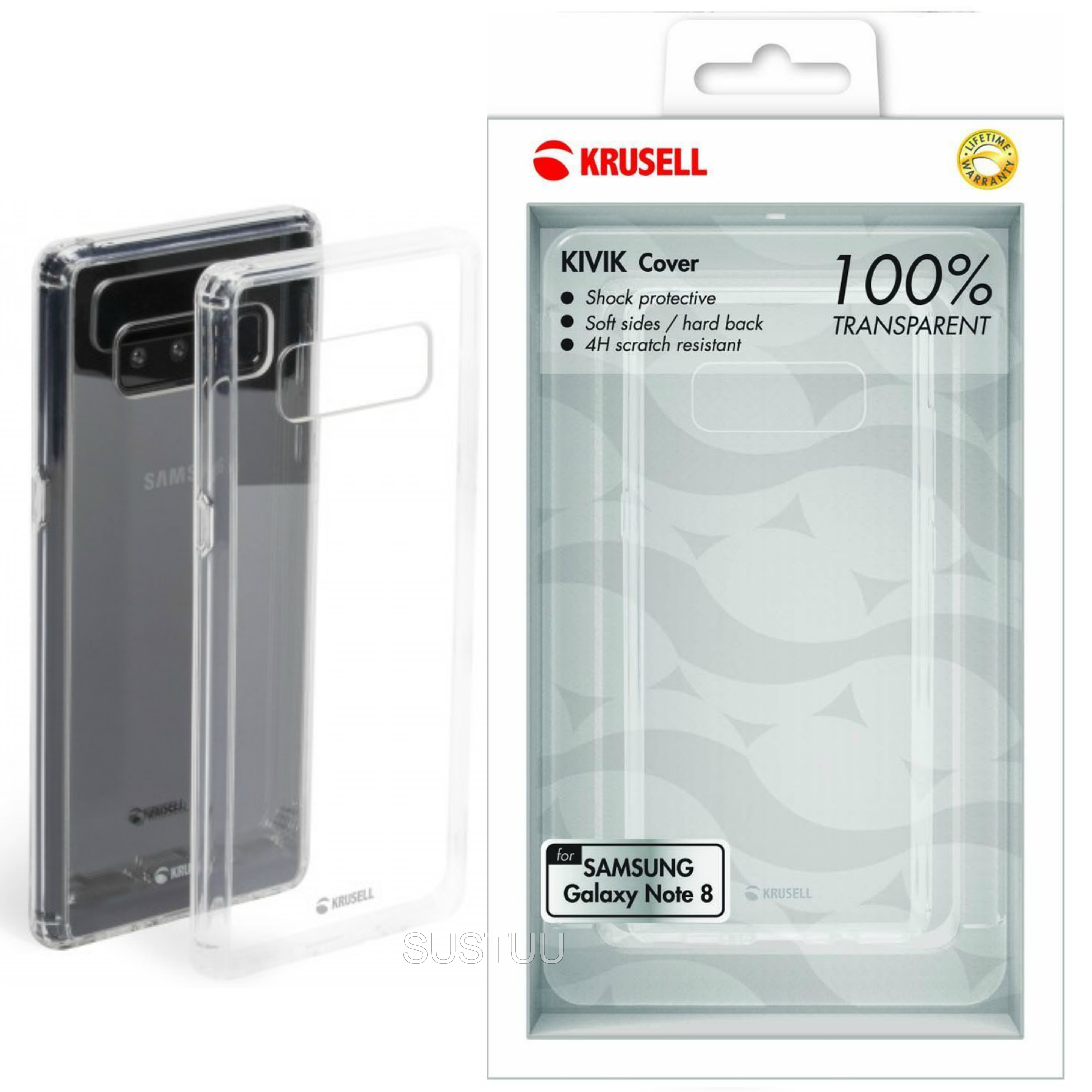Etui KRUSELL Kivik Cover transparentne 61260  Samsung Galaxy S9