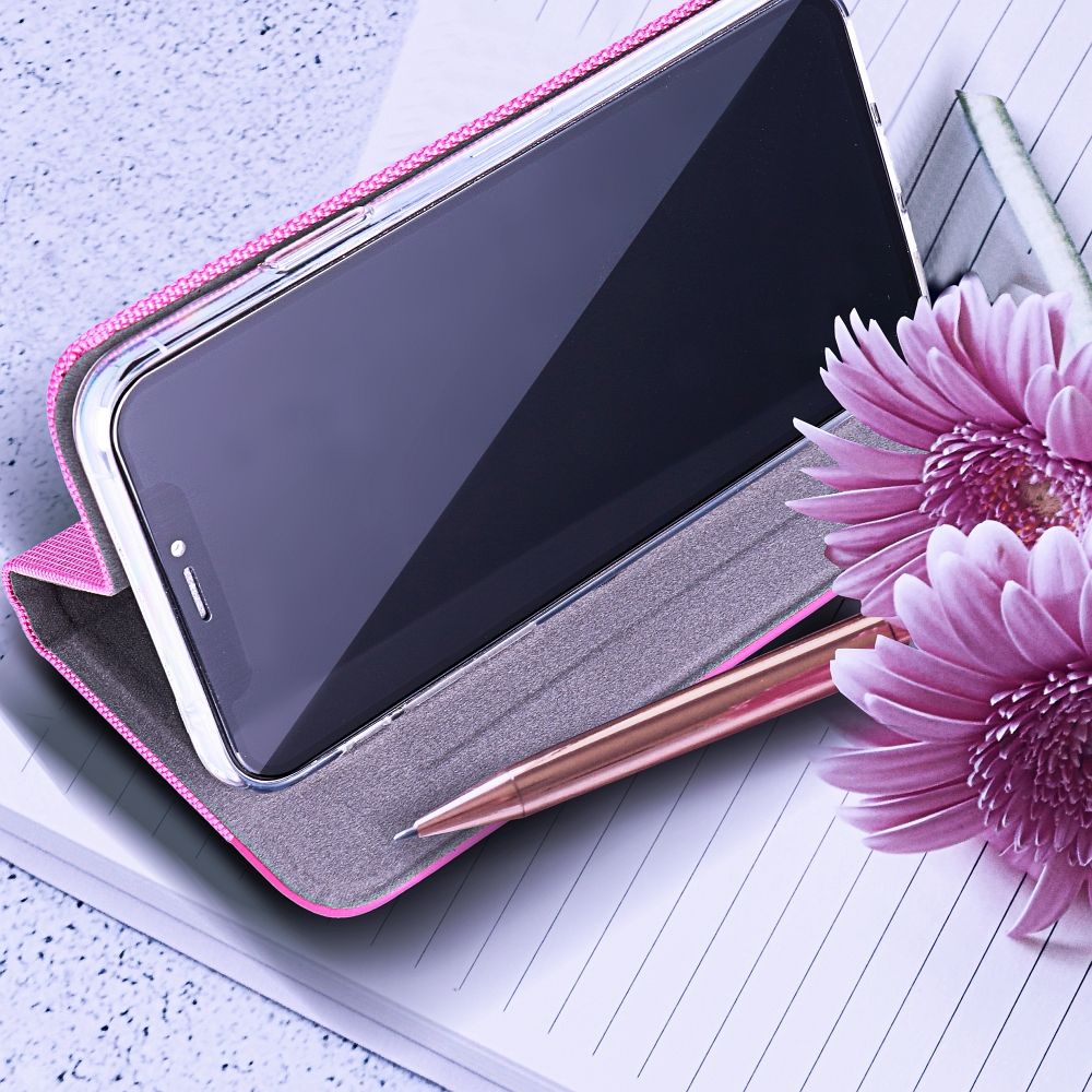 Etui książeczkowe magnetyczne z podstawką różowy Samsung Galaxy A27 5G / 9 Etui książeczkowe magnetyczne z podstawką różowy Samsung Galaxy A27 5G / 9