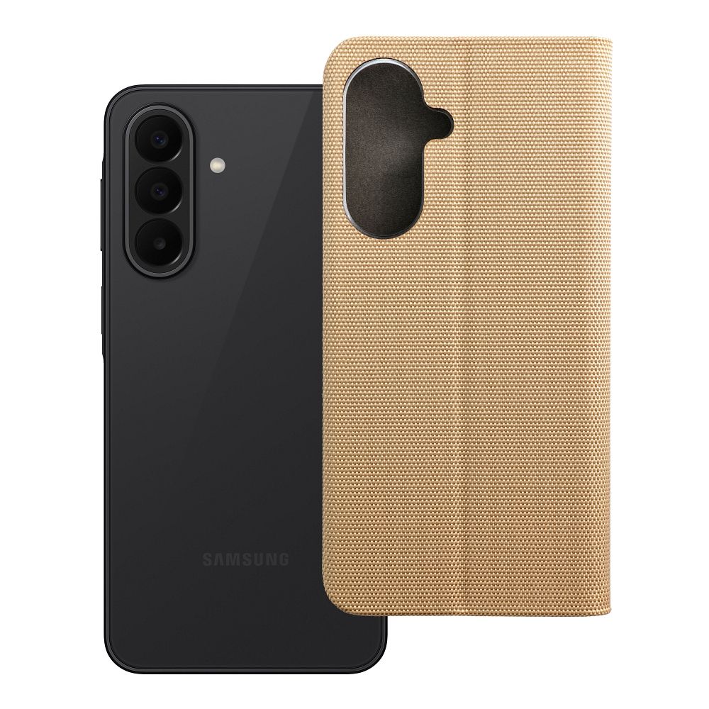 Etui książeczkowe magnetyczne z podstawką złoty Samsung Galaxy A27 5G Etui książeczkowe magnetyczne z podstawką złoty Samsung Galaxy A27 5G