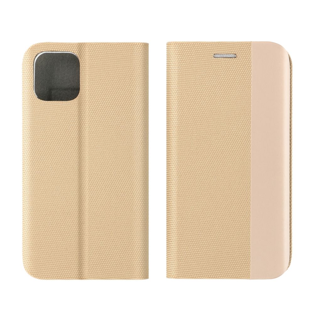 Etui książeczkowe magnetyczne z podstawką złoty Samsung Galaxy A27 5G / 3 Etui książeczkowe magnetyczne z podstawką złoty Samsung Galaxy A27 5G / 3