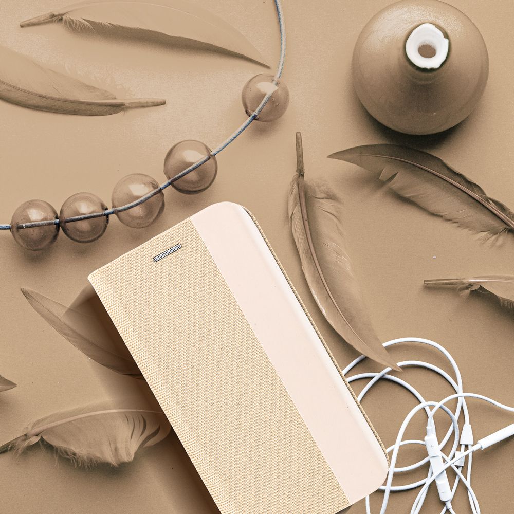 Etui książeczkowe magnetyczne z podstawką złoty Samsung Galaxy A27 5G / 9 Etui książeczkowe magnetyczne z podstawką złoty Samsung Galaxy A27 5G / 9