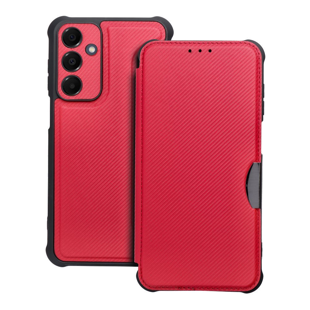 Etui ksi��eczkowe z kieszonk� na dokumenty czerwony Samsung Galaxy A16 5G