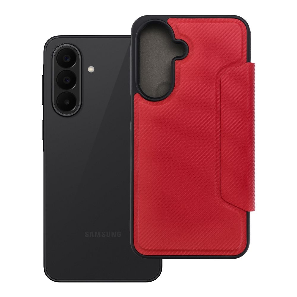 Etui książeczkowe z kieszonką na dokumenty czerwony Samsung Galaxy A27 5G Etui książeczkowe z kieszonką na dokumenty czerwony Samsung Galaxy A27 5G