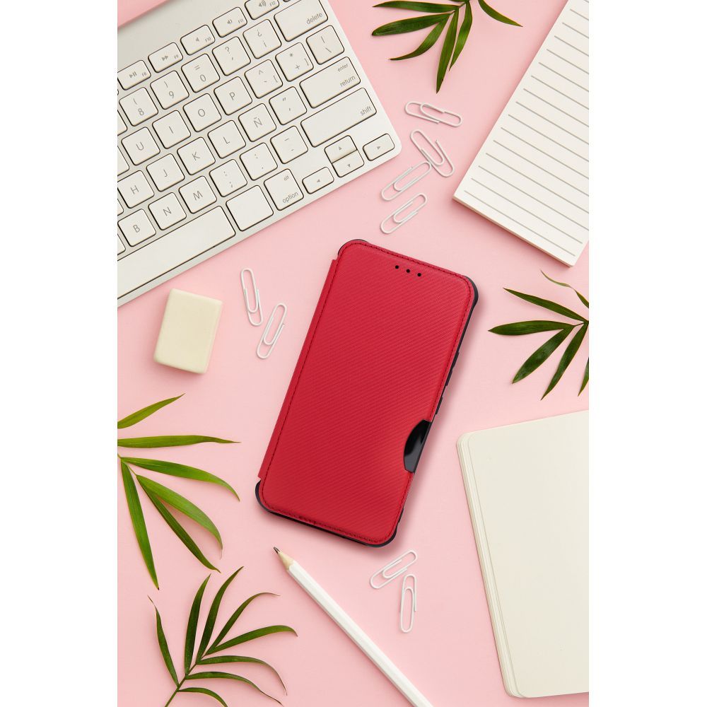Etui książeczkowe z kieszonką na dokumenty czerwony Samsung Galaxy A27 5G / 5 Etui książeczkowe z kieszonką na dokumenty czerwony Samsung Galaxy A27 5G / 5
