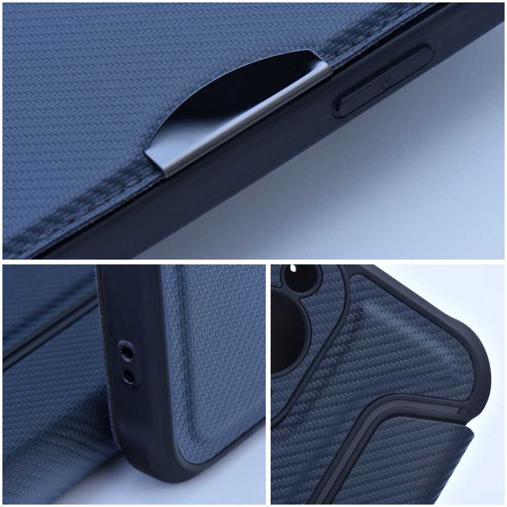 Etui książeczkowe z kieszonką na dokumenty niebieski Samsung Galaxy A27 5G / 3 Etui książeczkowe z kieszonką na dokumenty niebieski Samsung Galaxy A27 5G / 3