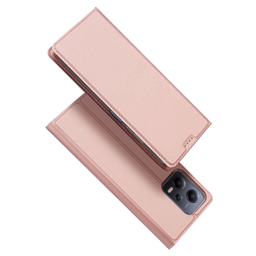 Etui książeczkowe z kieszonką na karty z podstawką czarny Xiaomi Redmi Note 12 5G Etui książeczkowe z kieszonką na karty z podstawką czarny Xiaomi Redmi Note 12 5G