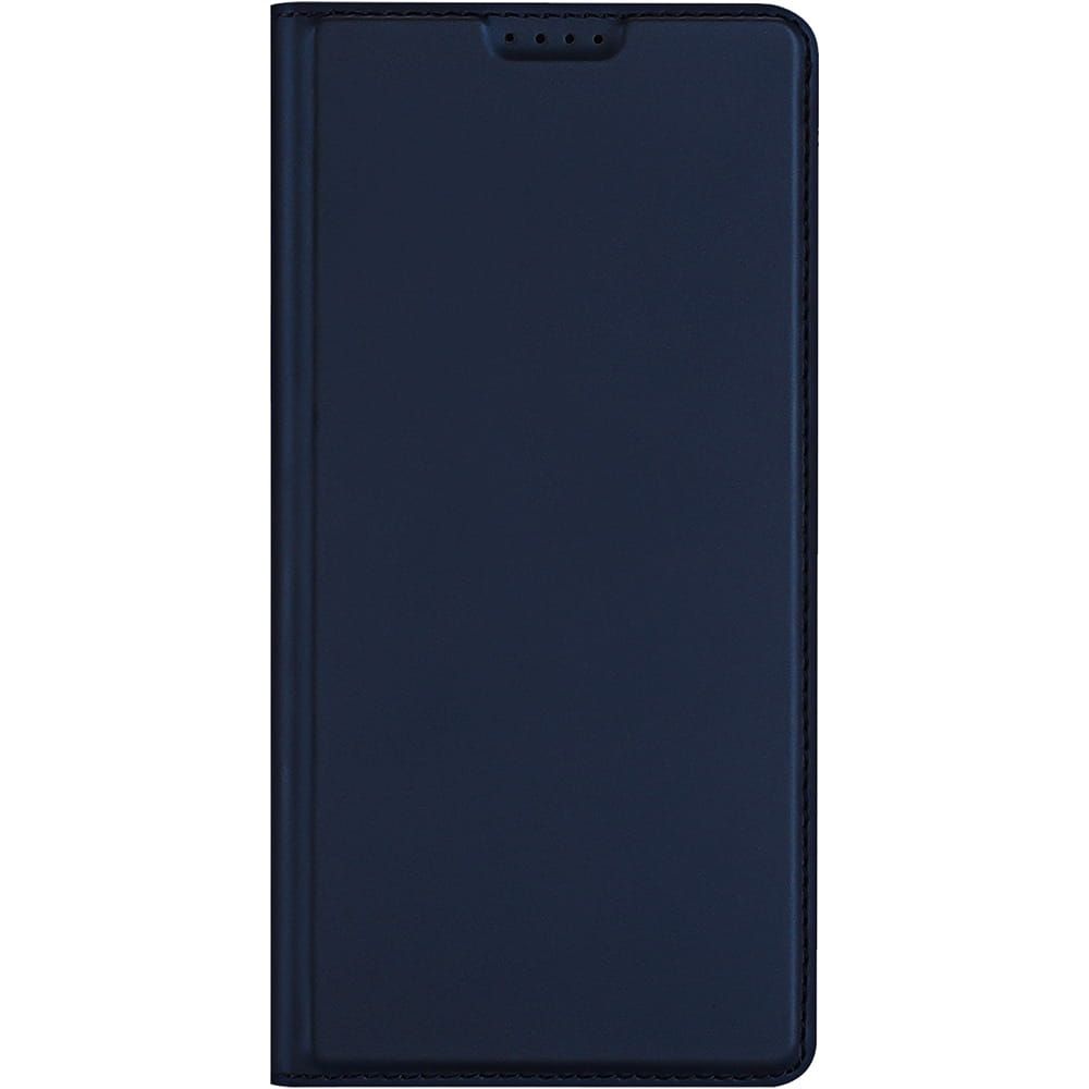 Etui ksi��eczkowe z kieszonk� na karty z podstawk� niebieski Samsung Galaxy A17 / 3