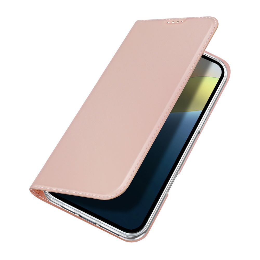 Etui książeczkowe z kieszonką na karty z podstawką różowy Apple iPhone 16 / 2 Etui książeczkowe z kieszonką na karty z podstawką różowy Apple iPhone 16 / 2