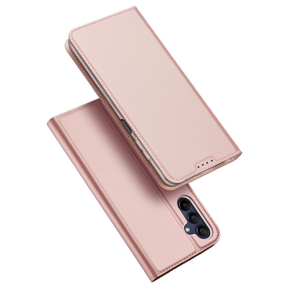 Etui książeczkowe z kieszonką na karty z podstawką różowy Samsung Galaxy A16 5G Etui książeczkowe z kieszonką na karty z podstawką różowy Samsung Galaxy A16 5G