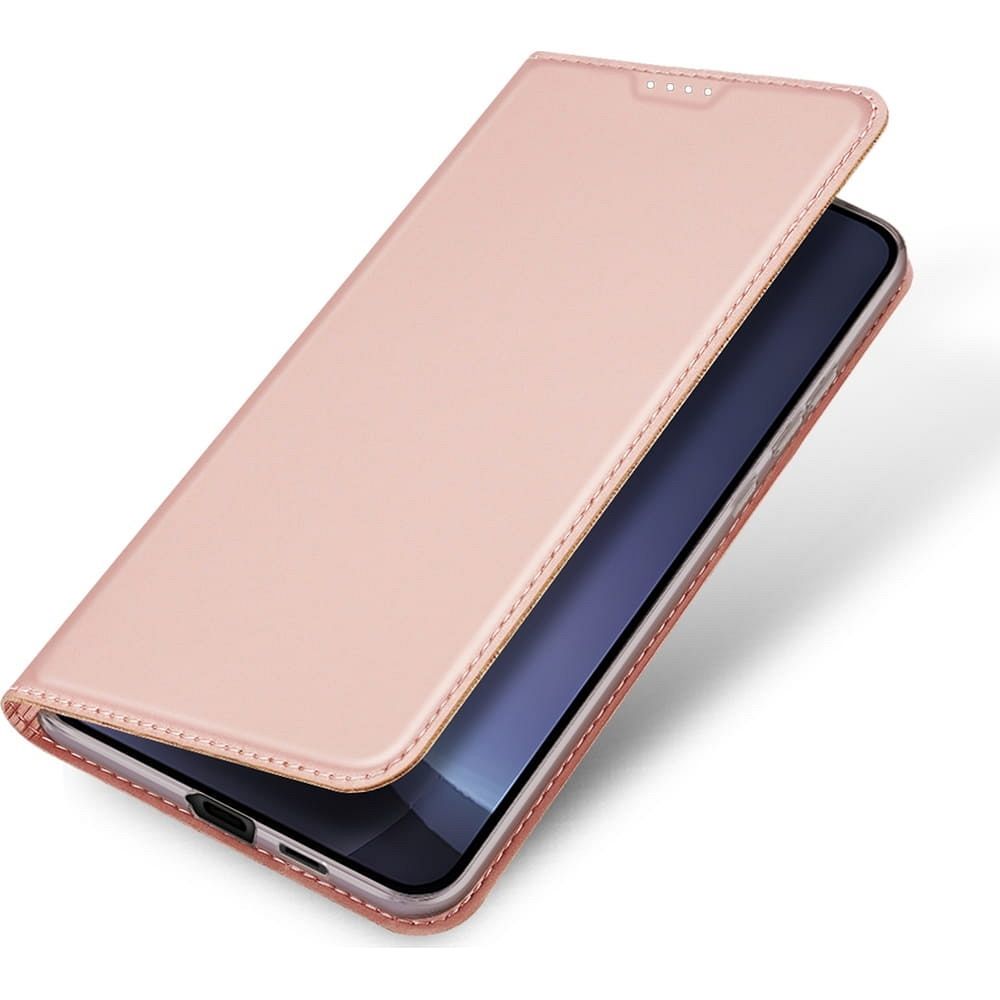 Etui ksi��eczkowe z kieszonk� na karty z podstawk� r�owy Samsung Galaxy S25 / 5