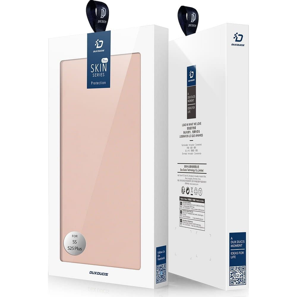 Etui książeczkowe z kieszonką na karty z podstawką różowy Samsung Galaxy S25 Plus / 10 Etui książeczkowe z kieszonką na karty z podstawką różowy Samsung Galaxy S25 Plus / 10