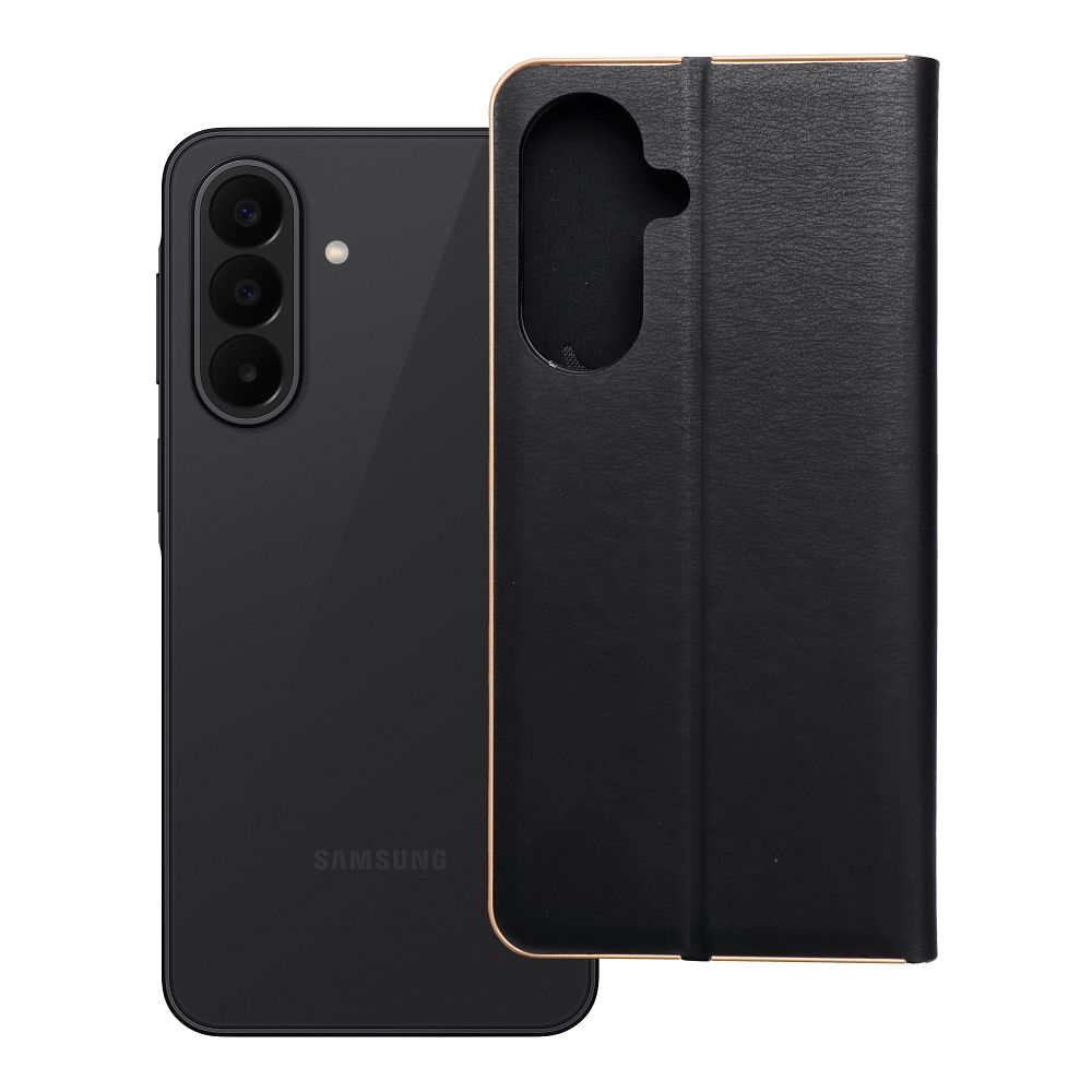 Etui książeczkowe z podstawką z kieszonką na kartę czarny Samsung Galaxy A27 5G Etui książeczkowe z podstawką z kieszonką na kartę czarny Samsung Galaxy A27 5G