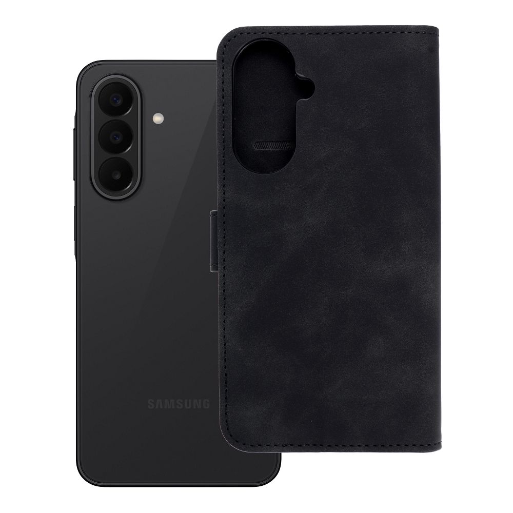 Etui książeczkowe z zapięciem na magnes portfelowe czarny Samsung Galaxy A27 5G Etui książeczkowe z zapięciem na magnes portfelowe czarny Samsung Galaxy A27 5G
