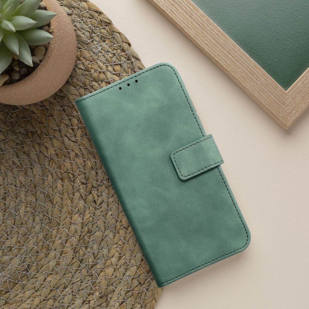 Etui książeczkowe z zapięciem na magnes portfelowe zielony Samsung Galaxy A27 5G / 3 Etui książeczkowe z zapięciem na magnes portfelowe zielony Samsung Galaxy A27 5G / 3