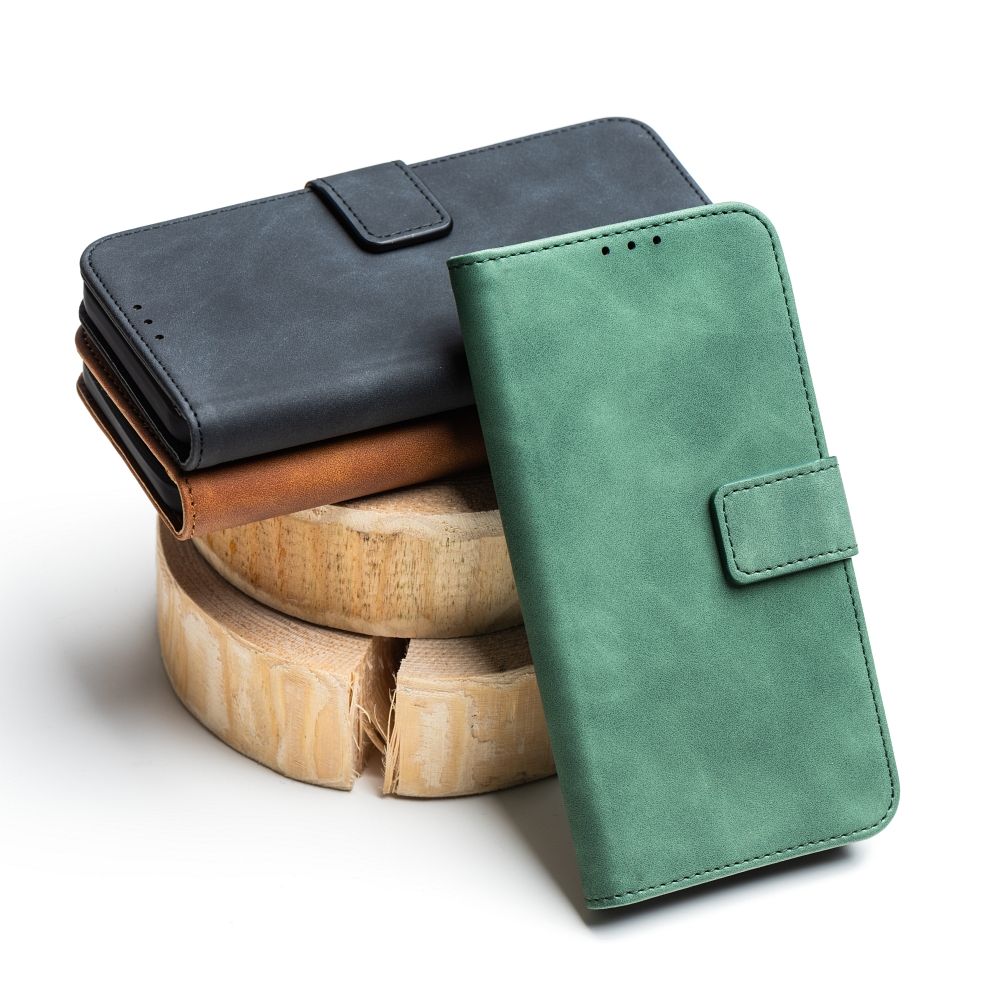 Etui książeczkowe z zapięciem na magnes portfelowe zielony Samsung Galaxy A27 5G / 4 Etui książeczkowe z zapięciem na magnes portfelowe zielony Samsung Galaxy A27 5G / 4