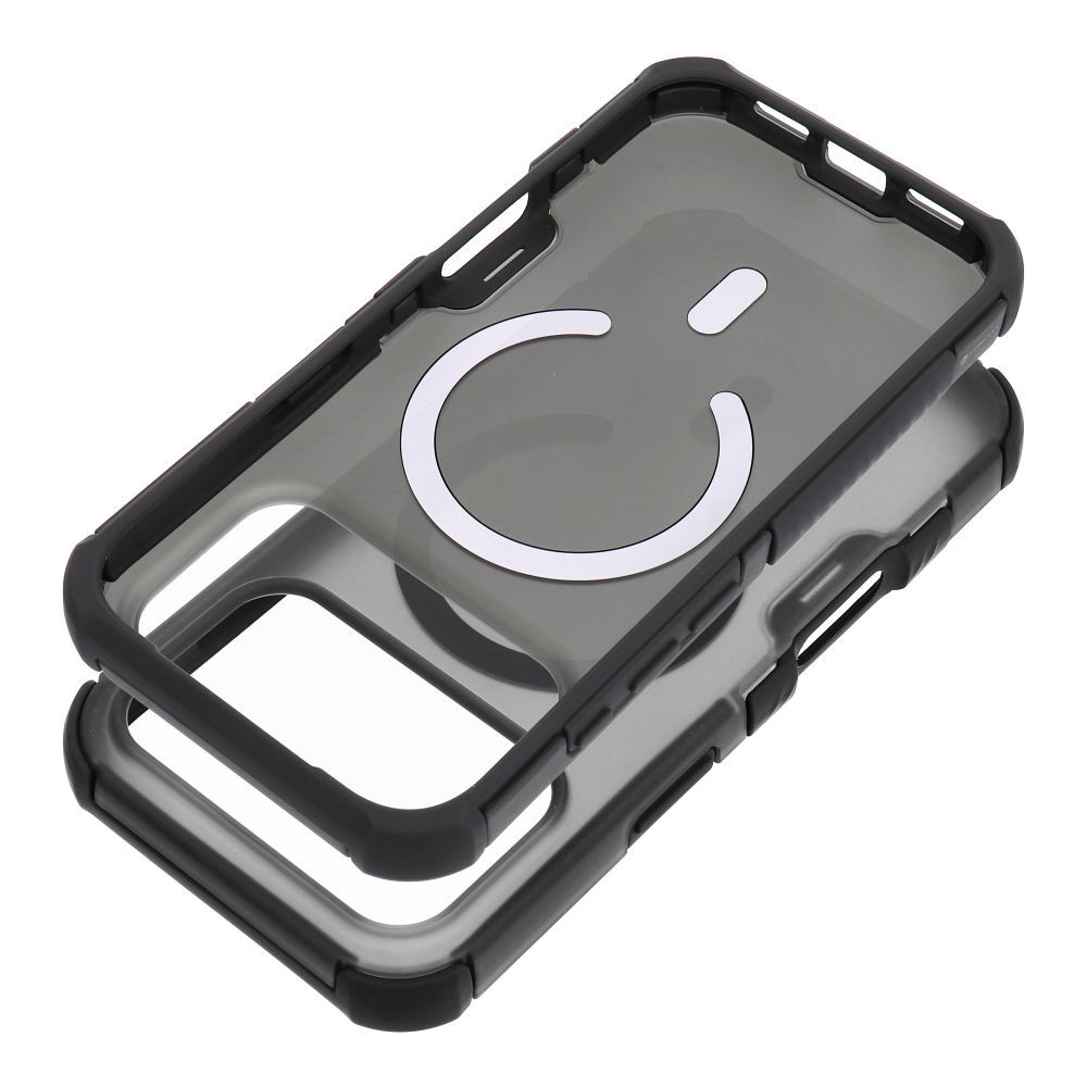 Etui na ty� MagSafe pancerne przezroczyste F-Protect BumperX Premium Apple iPhone 17 / 2