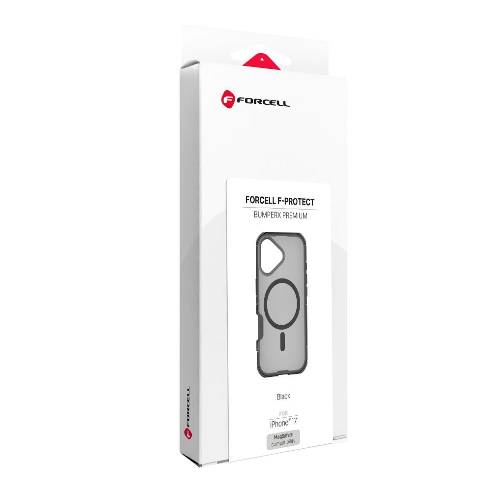 Etui na ty� MagSafe pancerne przezroczyste F-Protect BumperX Premium Apple iPhone 17 / 8