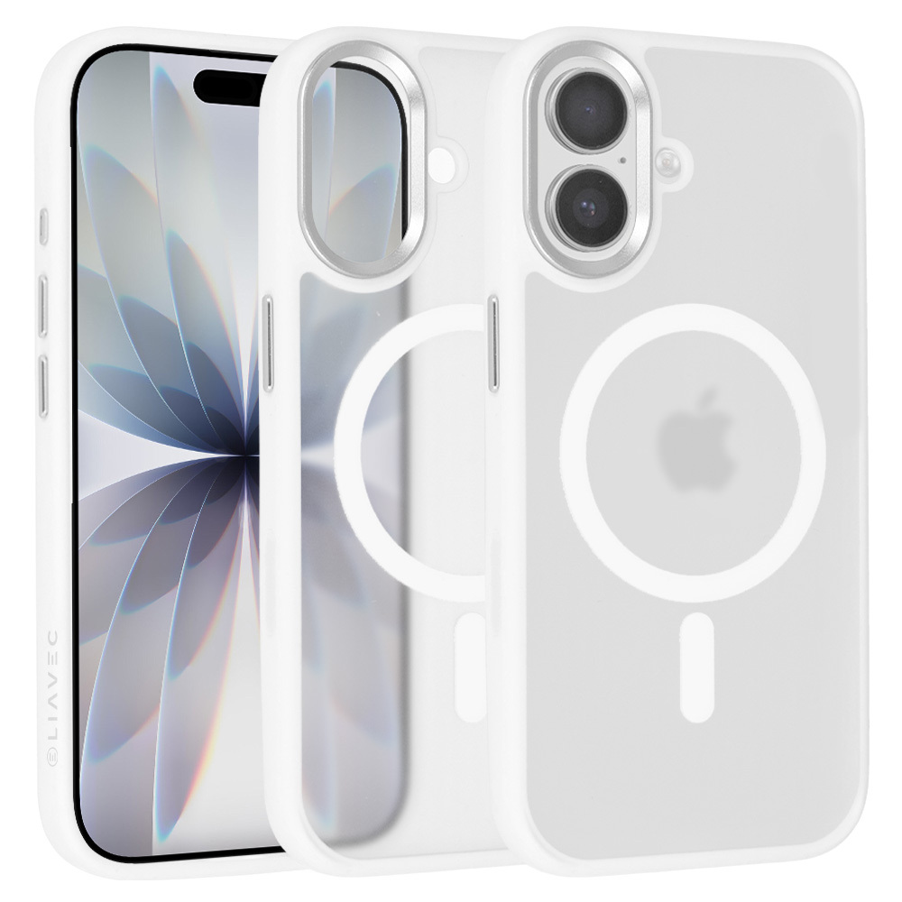Etui na tył MagSafe przezroczyste z osłoną aparatu biały (Camera Control Button) Apple iPhone 17 Etui na tył MagSafe przezroczyste z osłoną aparatu biały (Camera Control Button) Apple iPhone 17