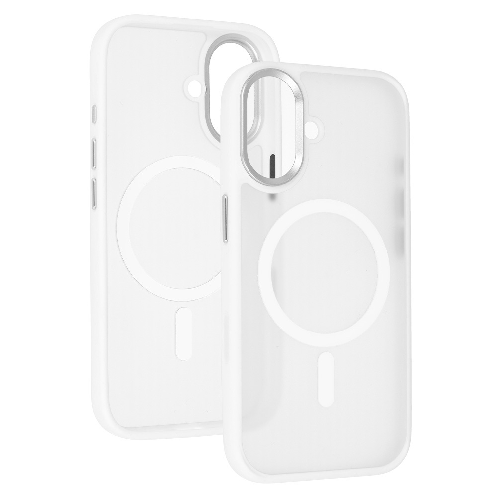 Etui na tył MagSafe przezroczyste z osłoną aparatu biały (Camera Control Button) Apple iPhone 17 / 2 Etui na tył MagSafe przezroczyste z osłoną aparatu biały (Camera Control Button) Apple iPhone 17 / 2