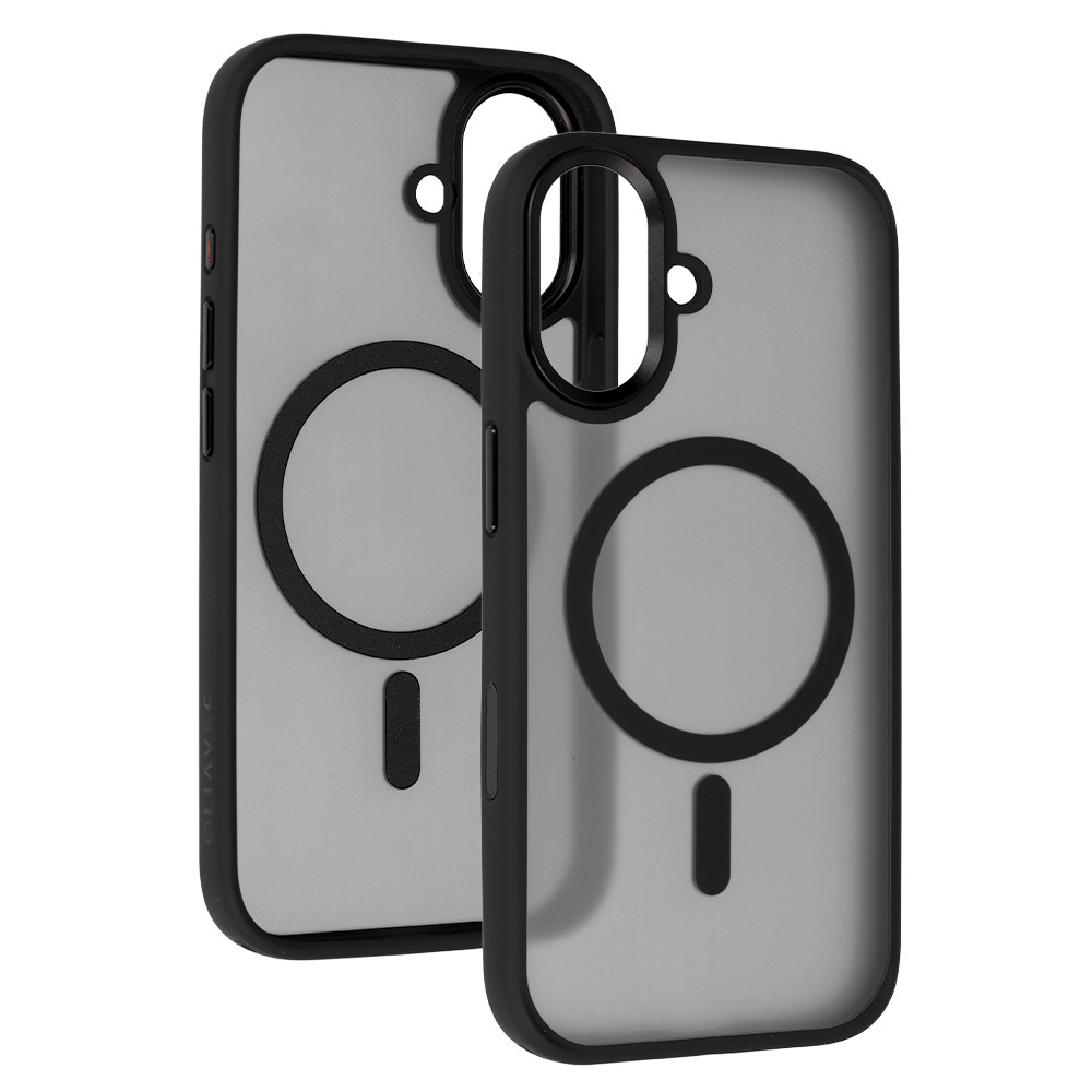 Etui na tył MagSafe przezroczyste z osłoną aparatu czarny (Camera Control Button) Apple iPhone 17 / 2 Etui na tył MagSafe przezroczyste z osłoną aparatu czarny (Camera Control Button) Apple iPhone 17 / 2