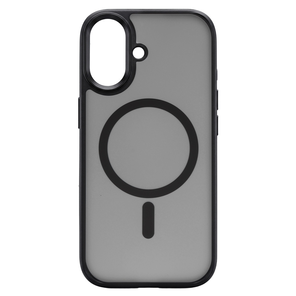 Etui na tył MagSafe przezroczyste z osłoną aparatu czarny (Camera Control Button) Apple iPhone 17 / 3 Etui na tył MagSafe przezroczyste z osłoną aparatu czarny (Camera Control Button) Apple iPhone 17 / 3