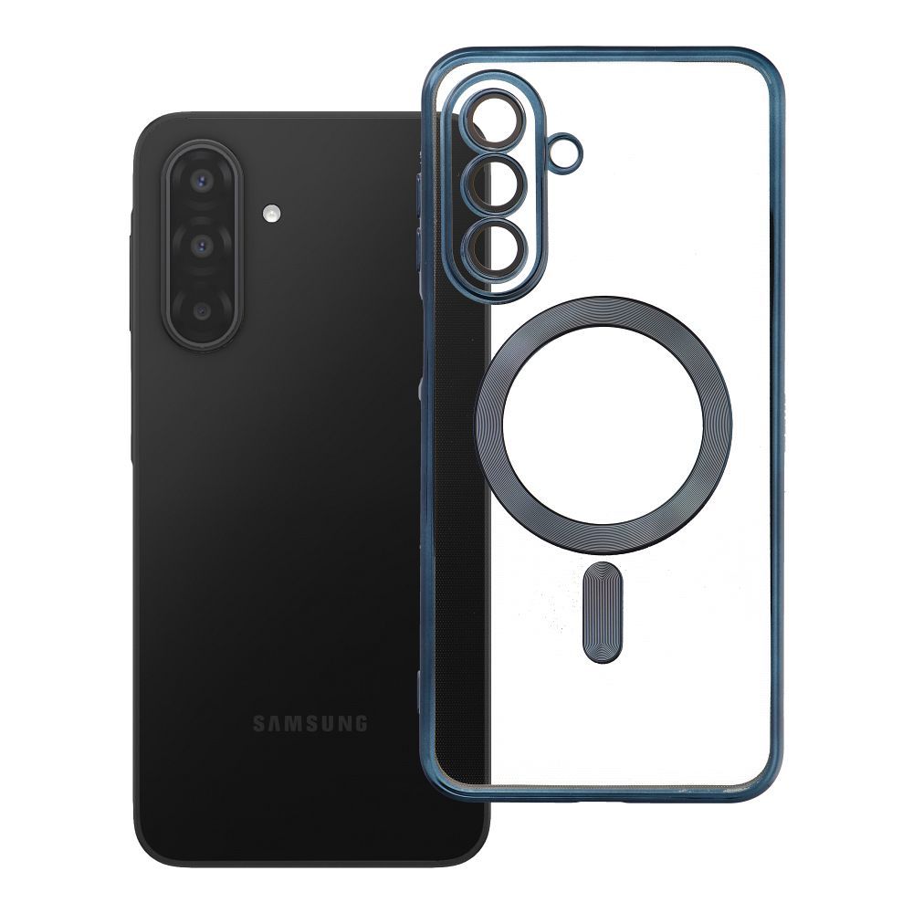 Etui na ty� MagSafe przezroczyste z os�on� aparatu Electro Mag Cover Samsung Galaxy A17